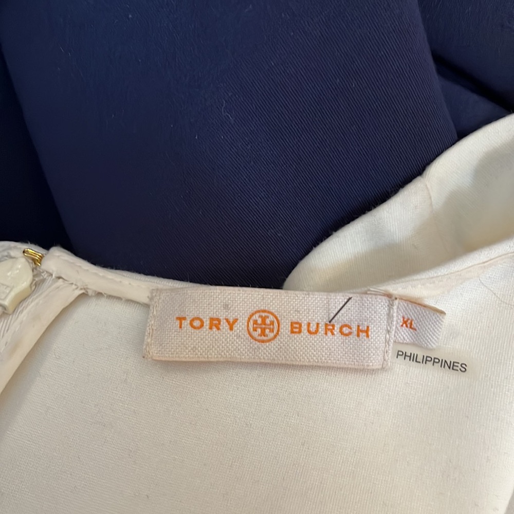 Tory Burch Sleeveless Colorblock Dress - Picture 5 of 6